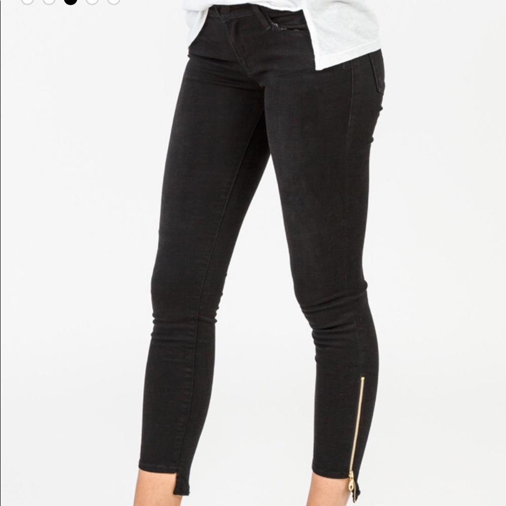 Frame - Le Skinny de Jeanne Black Jeans Size 24